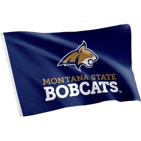 Desert Cactus Montana State University Flag Bobcats MSU Cats Flags Banners 100% Polyester Indoor Outdoor 3x5 (Style 5)