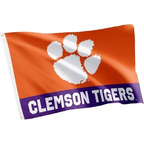 Desert Cactus Clemson University Flag Tigers Flags Banners 100% Polyester Indoor Outdoor 3x5 (Style Q)