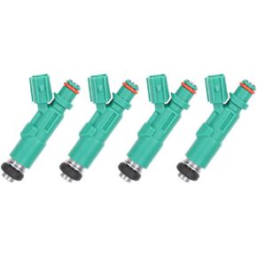 Fuel Injectors kits,ECCPP 4pcs High Performance Green 12 Hole Fuel Injector 23250-21020 for 2001-2009 Toyota Prius,2000-2005 Toyota Echo,2004-2006 Scion XB XA
