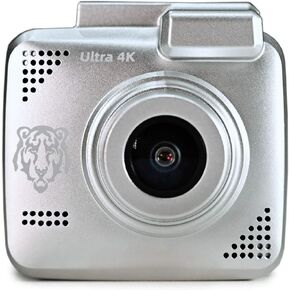 Blue Tiger Silver Series Dash Cam 4K Ultra HD Automatic Recording, Wide Dynamic Range Technology, 170 Wide Angle Lens, Advanced G Sensor for Collision Detection, Supports 128 GB Max, Night Vision