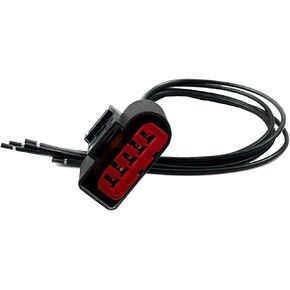 5 Way MAF Mass Air Flow Connector Plug Pigtail Compatible with A4, A4 Quattro, TT, TT Quattro, Golf, Jetta, Passat, Beetle European Applications