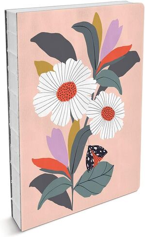 استوديو أوه! دفتر يوميات متوسط ​​مفكك، حافظ على الازدهار 6.5 بوصة × 8.62 بوصة، دفاتر يومية ذات غلاف مقوى مع عمل فني كامل الألوان، 192 صفحة مسطرة، وزن ورق 100 جرام في المتر المربع، غلاف مسطح in Kuwait