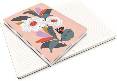 استوديو أوه! دفتر يوميات متوسط ​​مفكك، حافظ على الازدهار 6.5 بوصة × 8.62 بوصة، دفاتر يومية ذات غلاف مقوى مع عمل فني كامل الألوان، 192 صفحة مسطرة، وزن ورق 100 جرام في المتر المربع، غلاف مسطح in Kuwait