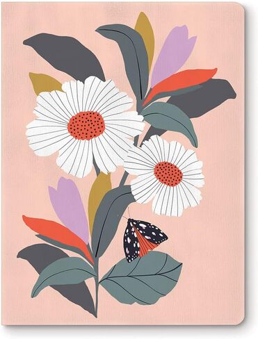 استوديو أوه! دفتر يوميات متوسط ​​مفكك، حافظ على الازدهار 6.5 بوصة × 8.62 بوصة، دفاتر يومية ذات غلاف مقوى مع عمل فني كامل الألوان، 192 صفحة مسطرة، وزن ورق 100 جرام في المتر المربع، غلاف مسطح in Kuwait