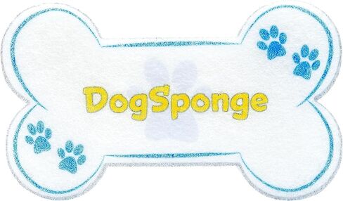DogSponge (2-Pack), Pet Bowl Sponge, Pet Dish Cleaning Scrub Sponge, Pet Dish Washing Cellulose Scrubber, Dog Bowl Sponge, White Dog Bone in Saudi Arabia