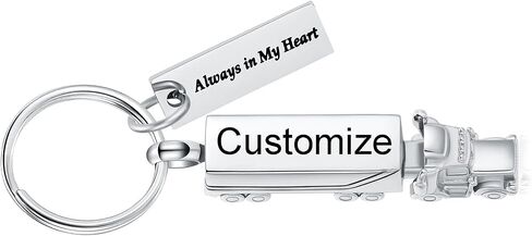 Imrsanl Truck Urn Keychain for Ashes for Men Cremation Jewelry Urn Necklace Pendant Key Ring for Human for Ashes in Saudi Arabia