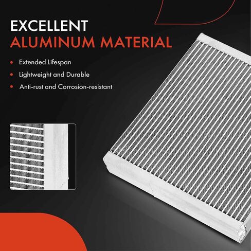 A-Premium A/C مبخر النواة متوافق مع نيسان أرمادا 2017-2022، NV1500/NV2500/NV3500 2012-2019، GT-R وإنفينيتي G25، G35، QX80، QX50، Q60، G37، QX56، QX70، FX35، FX37، FX50، Q40، EX35، EX37 in Saudi Arabia