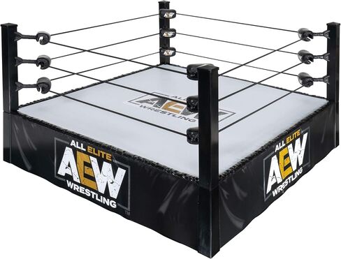 All Elite Wrestling Unrivaled Collection Action Ring - Authentic Action Ring, with Flexible Tension Ring Ropes in Saudi Arabia