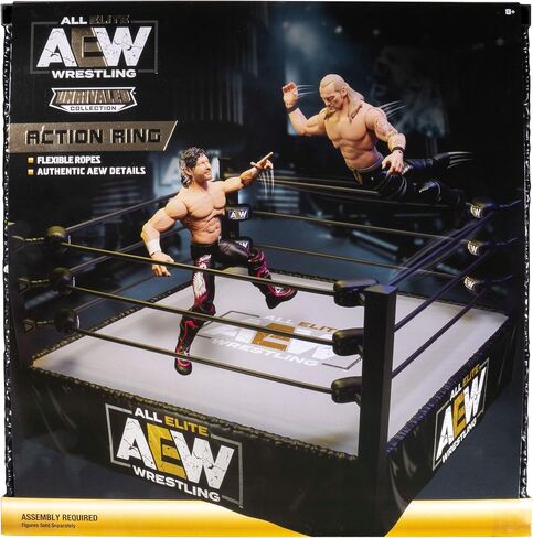 All Elite Wrestling Unrivaled Collection Action Ring - Authentic Action Ring, with Flexible Tension Ring Ropes in Saudi Arabia