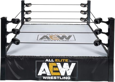 All Elite Wrestling Unrivaled Collection Action Ring - Authentic Action Ring, with Flexible Tension Ring Ropes in Saudi Arabia