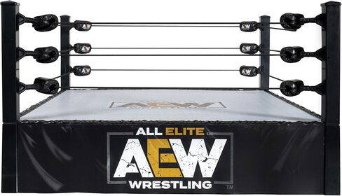 All Elite Wrestling Unrivaled Collection Action Ring - Authentic Action Ring, with Flexible Tension Ring Ropes in Saudi Arabia