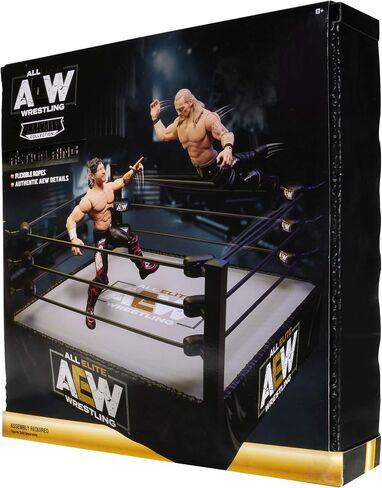 All Elite Wrestling Unrivaled Collection Action Ring - Authentic Action Ring, with Flexible Tension Ring Ropes in Saudi Arabia