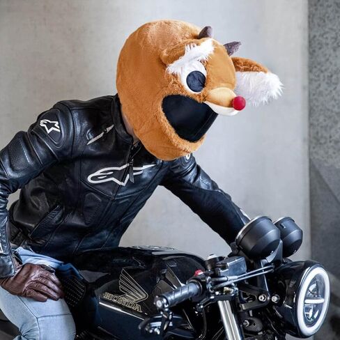 غطاء خوذة لخوذة الدراجات النارية، وركوب الدراجات الممتعة والهدايا (الغطاء فقط. الخوذة غير متضمنة) - الرنة in Kuwait