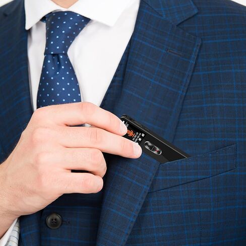 مسجل صوت رقمي، مسجل نشط 64 جيجا مع تشغيل 3072 كيلو بايت في الثانية، تقليل الضوضاء وحماية كلمة المرور للمحاضرات والاجتماعات والفصول الدراسية in Kuwait