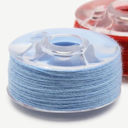 Dritz 950 Bobbins، فئة 66، بلاستيك مملوء مسبقًا، ألوان أساسية (12 قطعة)، أبيض in Saudi Arabia