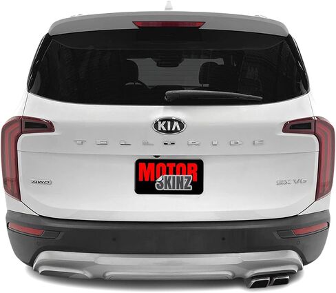 SlickMod PreCut Vinyl Smoke Tint for 2020-2022 Kia Telluride Tail Light (1. Full Taillight Combo, 20% Dark Smoke) in Saudi Arabia