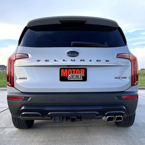 SlickMod PreCut Vinyl Smoke Tint for 2020-2022 Kia Telluride Tail Light (1. Full Taillight Combo, 20% Dark Smoke) in Saudi Arabia