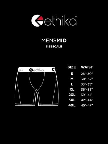 بوكسر رجالي متوسط ​​الطول من Ethika | BMR VVS in Saudi Arabia