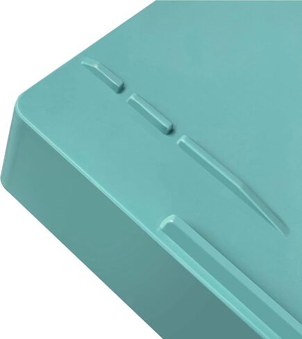 Acrimet Stackable Letter Tray Single Side Load Plastic Desktop File Organizer (Solid Green Color) (1 Unit) in Saudi Arabia