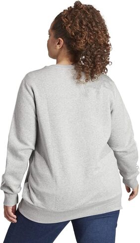 adidas Women's Essentials 3-Stripes Fleece Sweatshirt (Plus Size) in Saudi Arabia