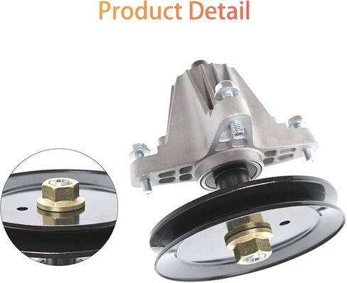 WFLNHB 2 Spindle Assembly W/Pulley Bolt Replacement for Troy Bilt Pony Bronco Tb42 7-Speed in Saudi Arabia