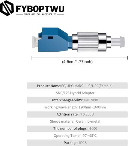 3pc 30MW 30KM Visual Fault Locator VFL Fiber Optic Tester Fiber Optic Cable Tester with 1pcs Singlemode 9/125um FC Male to LC Female Adapter in Kuwait