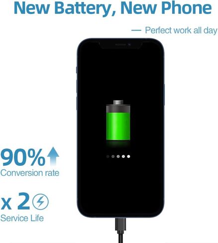 9000mAh Super Capacity Battery Compatible with iPhone 13 Mini, 0 Cycle Li-Polymer Replacement Battery for iPhone 13 Mini, with Professional Repair Tool Kit in Saudi Arabia