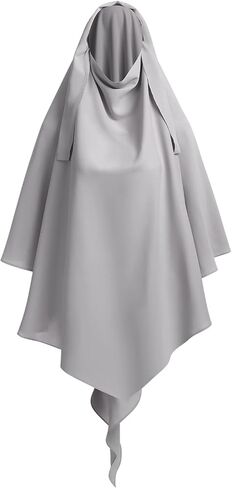 OBEEII Hijab for Women Muslim Islamic Chffion Khimar Hijab Long Scarf Full Cover Scarf Wrap Scarves Prayer Clothes in Saudi Arabia