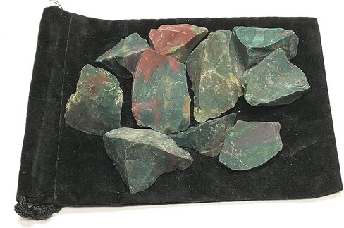 Crystal Collection Rough Bloodstone - 1 Piece,1 piece in Saudi Arabia