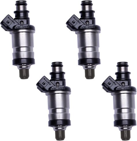 Engine Fuel Injector Kits Fit for 1996-2002 Honda Accord Civic Acura RL TL 1.6L 2.0L 2.2L, Set of 4 Fuel Injectors Replace OE # 06164P2J000, 1550333, FJ443, 1580588 in Saudi Arabia