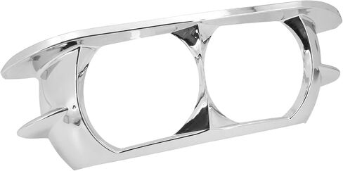 HDBUBALUS Motorcycle Headlamp Headlight Trim Cover Bezel Fit for Harley Road Glide 2015-2023 Chrome in Saudi Arabia