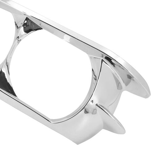 HDBUBALUS Motorcycle Headlamp Headlight Trim Cover Bezel Fit for Harley Road Glide 2015-2023 Chrome in Saudi Arabia