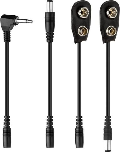 Guitar Effect Pedal Power Supply,CP-07B Guitar Effects Power Supply Adapter DC 9V 1A with 8-Way Daisy Chain Cable Reversed Polarity Cables Battery Clip Cables in Saudi Arabia