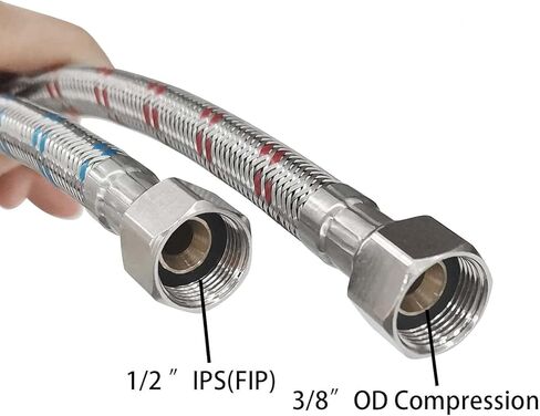 شاكو 4 بوصة صنبور الحمام المركزي، نحى صنبور الحمام الغرور النيكل مع الجمعية استنزاف وخرطوم العرض، خلاط 2 مقبض الحنفية سطح الخيالة مرحاض RV العربة الحمام بالوعة صنبور in Kuwait
