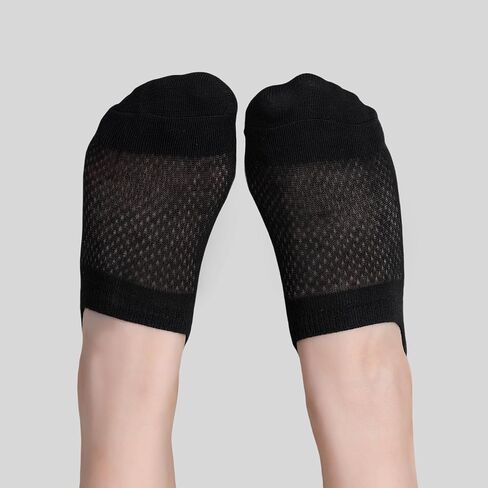 جوارب YZKKE No Show للسيدات من القطن غير قابلة للانزلاق للكاحل - جوارب مبطنة مسطحة غير مرئية للارتداء غير الرسمي والرسمي - ناعمة وقابلة للتمدد 8 أزواج in Kuwait