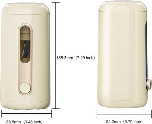 deli Rechargeable Electric Pencil Sharpener, Fully Automatic Pencil Sharpener for 6.9-12 mm Colored Pencils Sharpener Auto Stop for Home Office(Beige) in Saudi Arabia