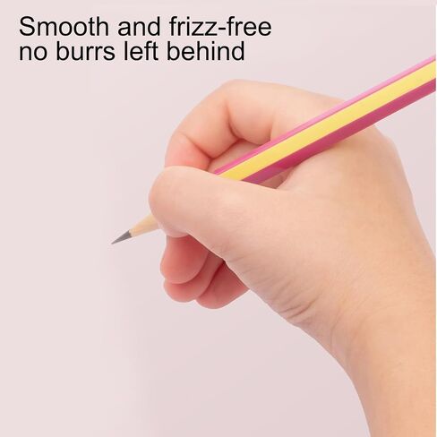 deli Rechargeable Electric Pencil Sharpener, Fully Automatic Pencil Sharpener for 6.9-12 mm Colored Pencils Sharpener Auto Stop for Home Office(Beige) in Saudi Arabia