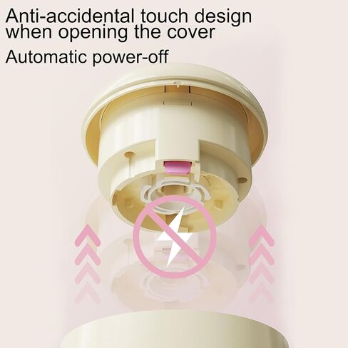 deli Rechargeable Electric Pencil Sharpener, Fully Automatic Pencil Sharpener for 6.9-12 mm Colored Pencils Sharpener Auto Stop for Home Office(Beige) in Saudi Arabia