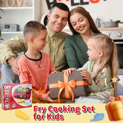 Kids Play Kitchen Accessories Toy Set, Toddler Kitchen Cooking Toys, Grill Kitchen Playset for Kids with Color Changing Play Food, Kids Camping Kitchen Playset Christmas Birthday Gifts Toys for Age 3+ in Saudi Arabia