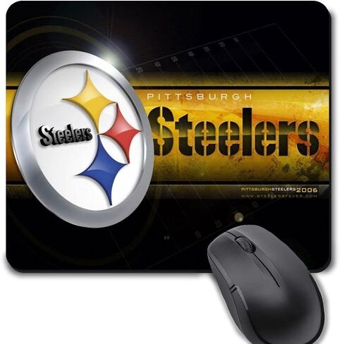 لوحة ماوس للألعاب هدية لمحبي الرياضة، لوحة ماوس رياضية من Life Needs مع قاعدة مطاطية مضادة للانزلاق للكمبيوتر المحمول وسطح المكتب - أسود in Kuwait