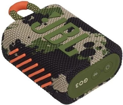 JBL Go 3 Portable Waterproof & Dustproof IP67 Outdoor Wireless Bluetooth Speaker (Renewed) (Camo) in Saudi Arabia