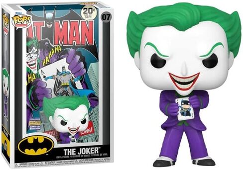 حافظة عرض الكتاب الهزلي من Funko Batman وThe Joker Pop Vinyl Limited Edition 2022 Winter Convention Exclusive (65349) in Saudi Arabia