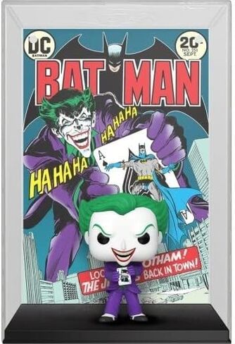 حافظة عرض الكتاب الهزلي من Funko Batman وThe Joker Pop Vinyl Limited Edition 2022 Winter Convention Exclusive (65349) in Saudi Arabia