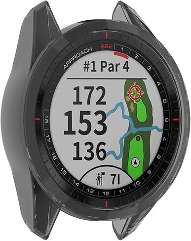 MOTONG for Garmin Approach S62 Transparent TPU Protective Case - TPU Protective Case Cover Shell for Garmin Approach S62 in Saudi Arabia