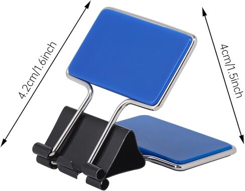 Retangle Medium Paper Clips，Binder Clips, Easy Grip, Assorted Color, Office Supplies，8 Pcs/Set in Saudi Arabia