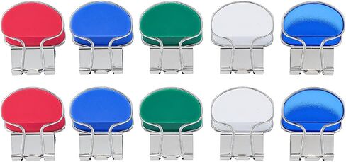 Retangle Medium Paper Clips，Binder Clips, Easy Grip, Assorted Color, Office Supplies，8 Pcs/Set in Saudi Arabia