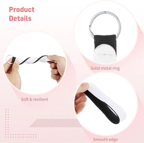 40 Pieces Sublimation Blanks Wristlet Keychain DIY Blank Wrist Lanyard - Heat Press Transfer Neoprene Sublimation Lanyard Blank in Saudi Arabia