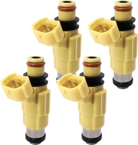 HiSport 4pcs CDH240 FI0044 4 Holes Fuel Injectors Sets Comptible With Dodge Stratus 2001-2005, Mitsubishi Eclipse 2000-2005, Mitsubishi Galant 1999-2003, Mitsubishi Lancer 2002-2003 in Saudi Arabia