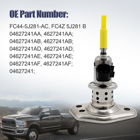 04627241AF Diesel Exhaust Fluid Injector (DEF) Compatible with 2013-2020 Ram 2500 3500 4500 5500 2017-2019 F250 350 450 550 Super Duty 6.7L Diesel FC44-5J281-AC in Saudi Arabia