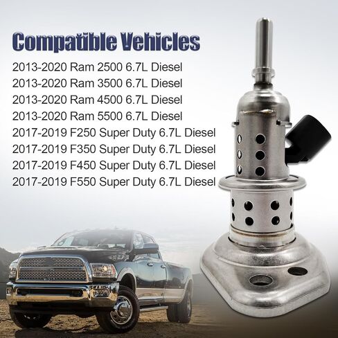 04627241AF Diesel Exhaust Fluid Injector (DEF) Compatible with 2013-2020 Ram 2500 3500 4500 5500 2017-2019 F250 350 450 550 Super Duty 6.7L Diesel FC44-5J281-AC in Saudi Arabia